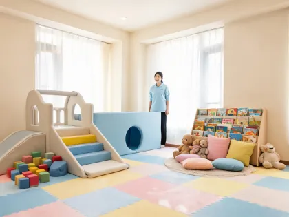 Child care activity room